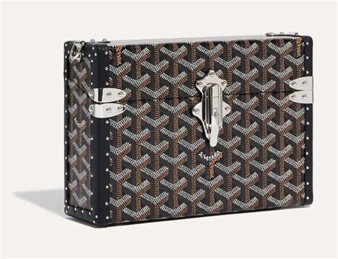 goyard cassette trunk bag price|goyard trunk bag.